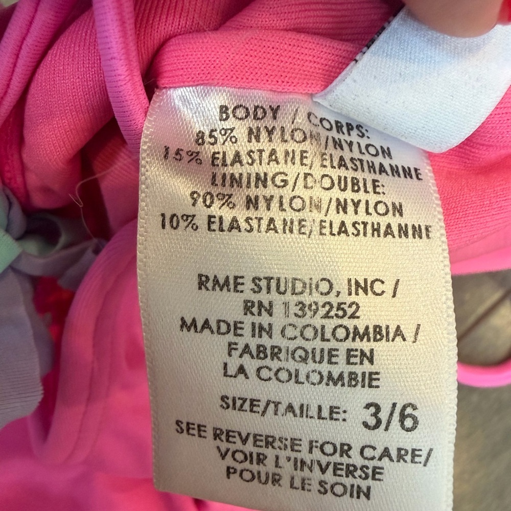 Designer From Denny’s! Peixoto Bright Pink Girls One-Piece Swimsuit - Picture 8 of 13